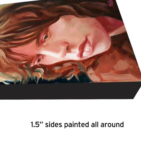 "Classic Mick" Original Oil Painting by Robin White - Oil on Wood Panel 8x10" - Picture 5 of 7